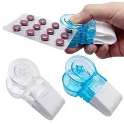 8*3.8cm Pill Taker No Contact Blister Pack Opener Travel Pill Case Elderly Disabled Arthritis Tablet Dispenser Extractor Tool