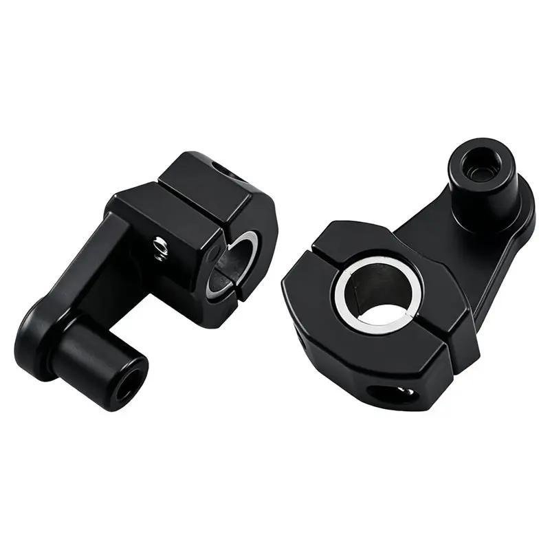 A07T-Handlebar Risers 2 Inch Height Rise 1 Pair For Pivoting- Fits 7/8