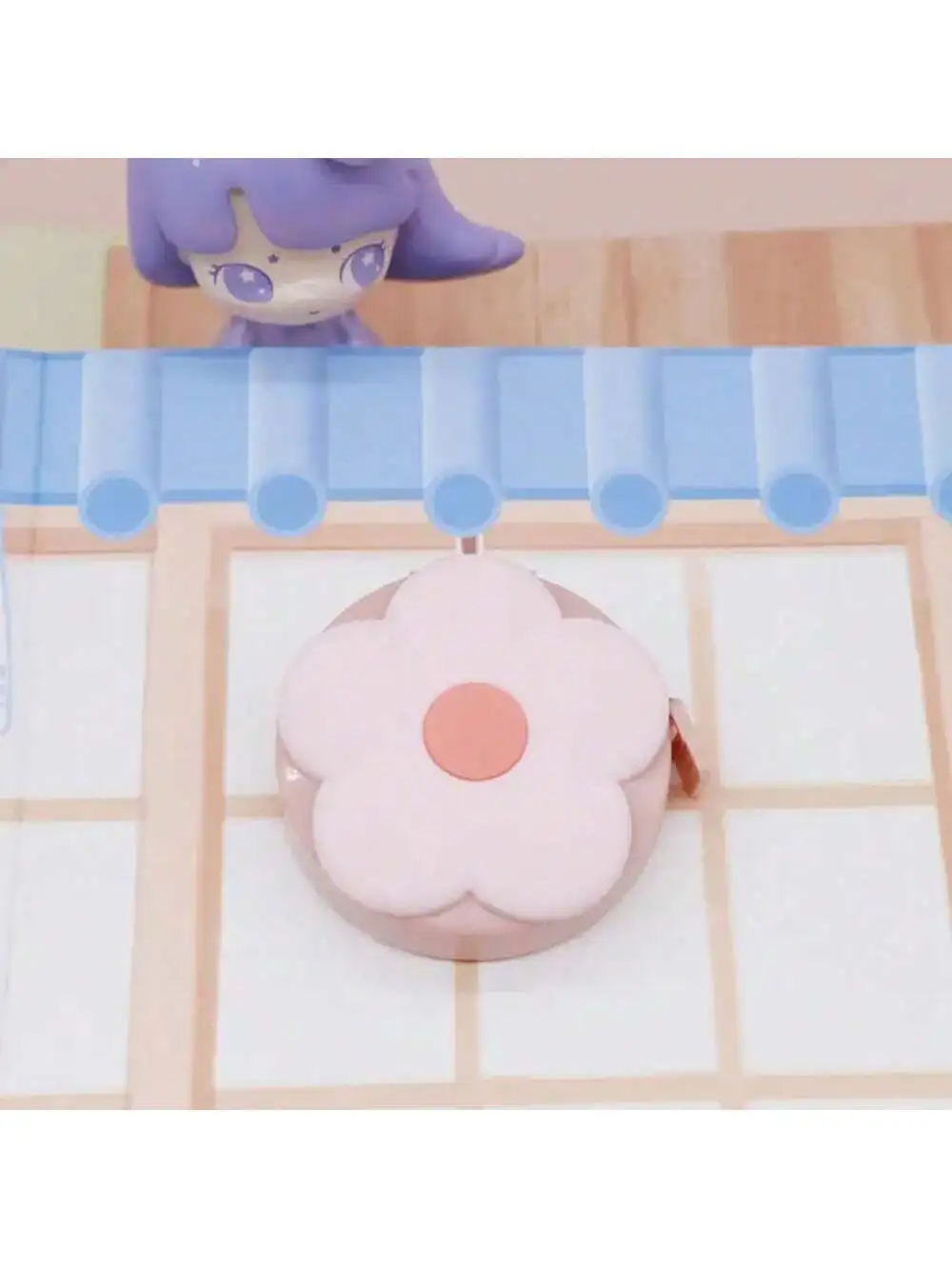 1 قطعة شريط قياس صغير لطيف محمول