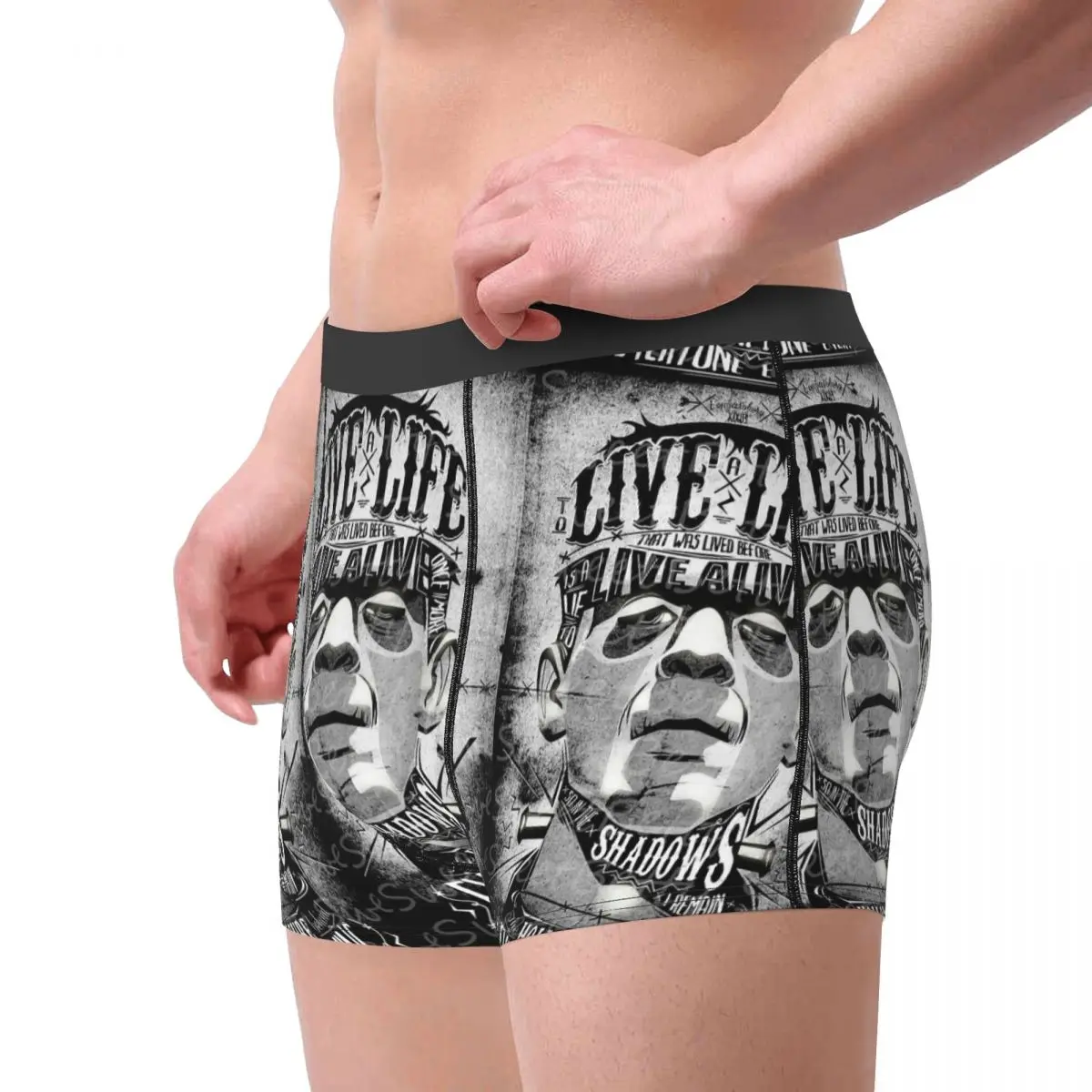 Monstro Frankenstein Boxer Cuecas Masculinas, Roupa Interior Altamente Respirável, Impressão 3D, Presentes de Aniversário, Cuecas de Qualidade Superior