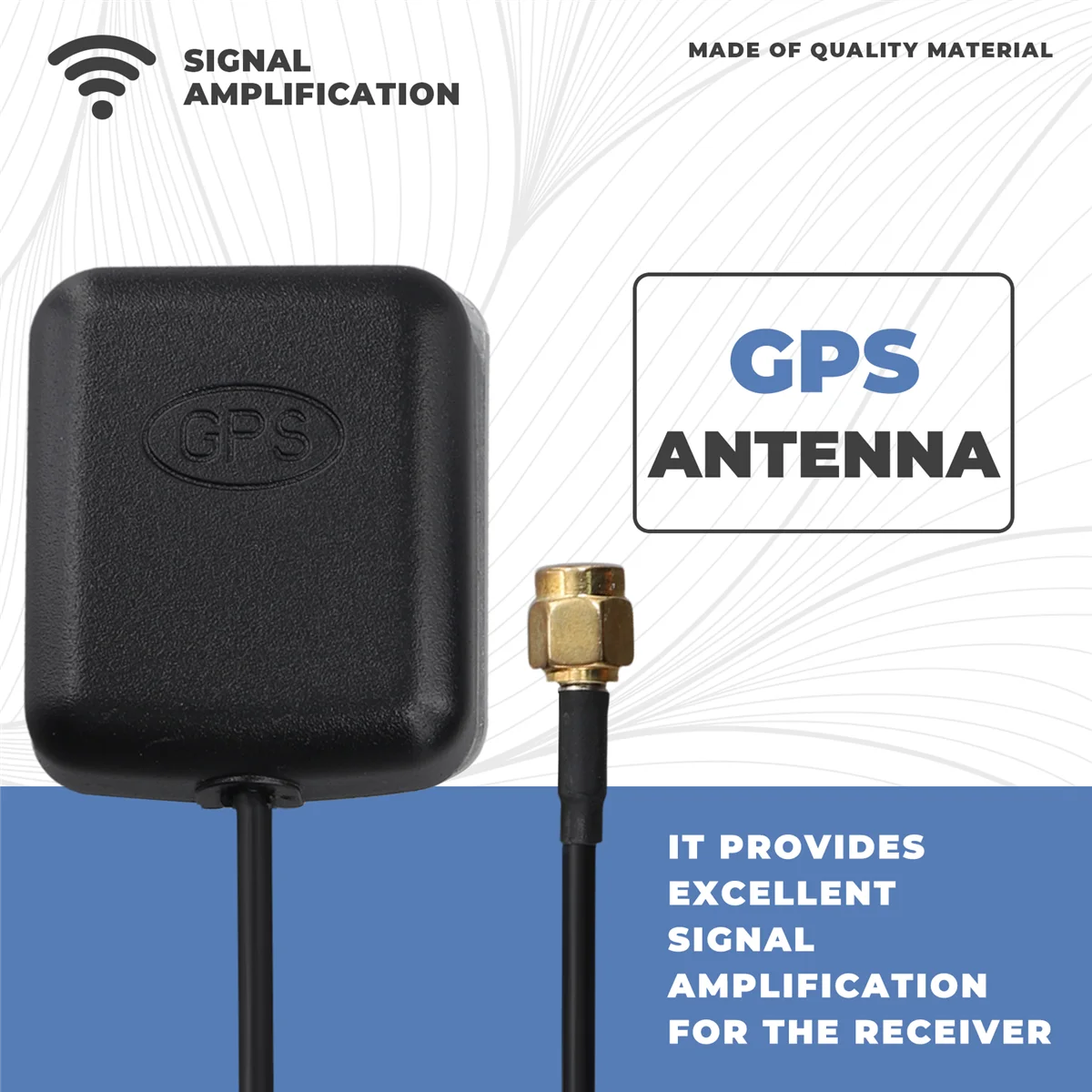 B13C قاعدة مغناطيسية 1575.42 ميجا هرتز سيارة SMA GPS هوائي جوي 3 أمتار #2