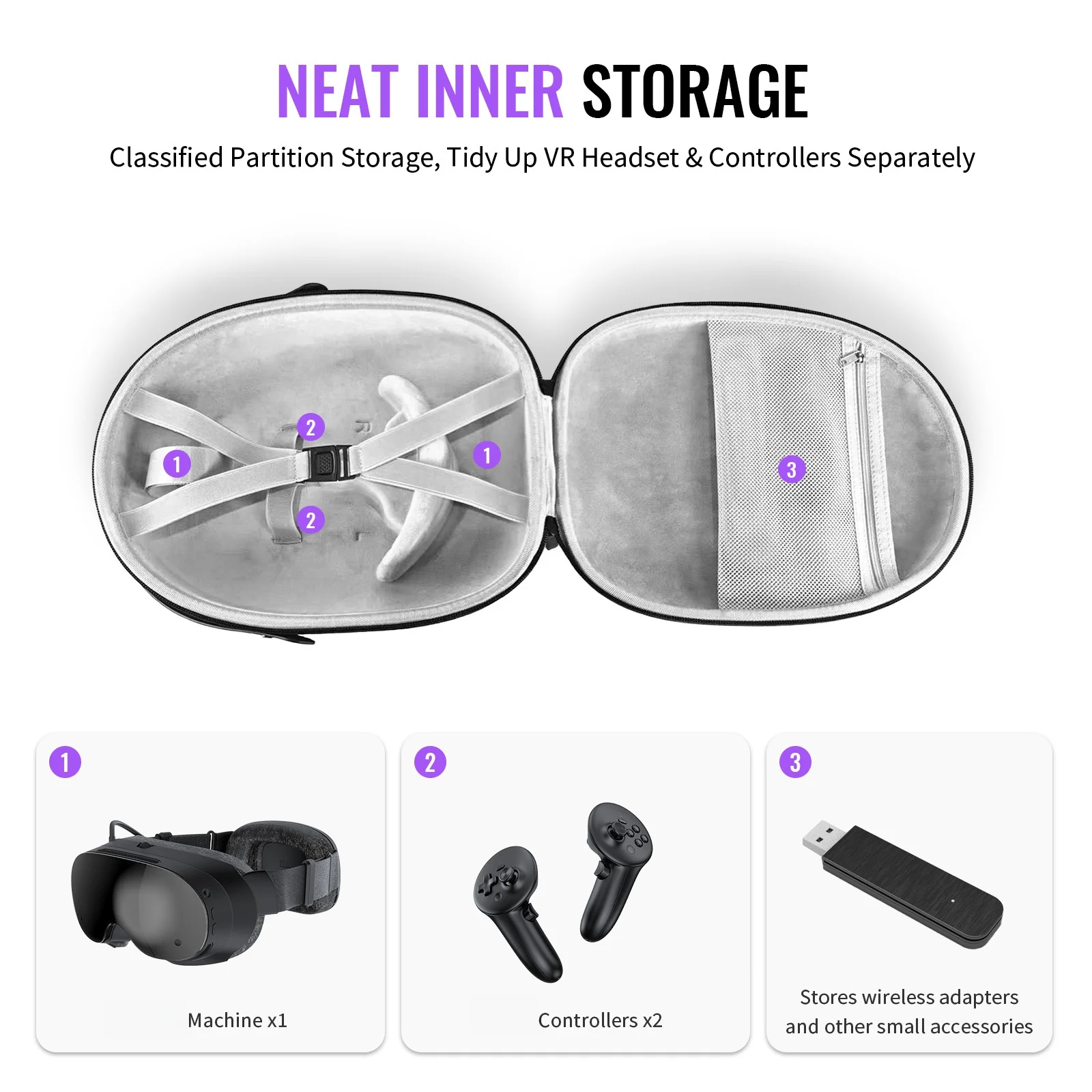 Polyester Fabric+Random Pattern Suitable For Steam Frame VR Multifunctional Storage Bag Dustproof Storage Box High Reliability
