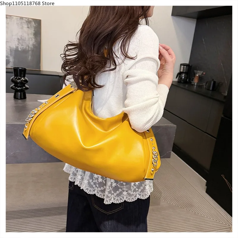 عالية الجودة بولي Leather حقائب كتف جلدية المرأة الصلبة خمر حقائب اليد عادية سوداء أنيقة حقائب اليد الكلاسيكية حقائب الإناث إنجلترا