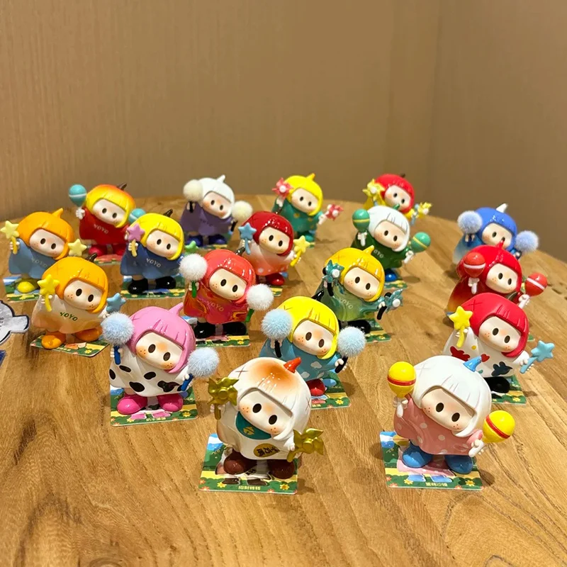 

Yoyo Right Sauce Crooked Head Series Iconbox Blind Box - Модная кукла ручной работы, милое украшение и забавный праздничный подарок