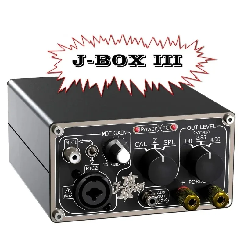 Impedance Curve & Speaker Frequency Response Tester – Supports JustMLS REW for Professional Audio Equipment Calibration