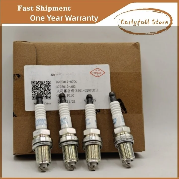 

Genuine Changan CS95 CS85 CS75 PLUS T UNI-K 2.0T Spark Plugs OE No. D20T012-0700 3707010-A03 D20T0120700