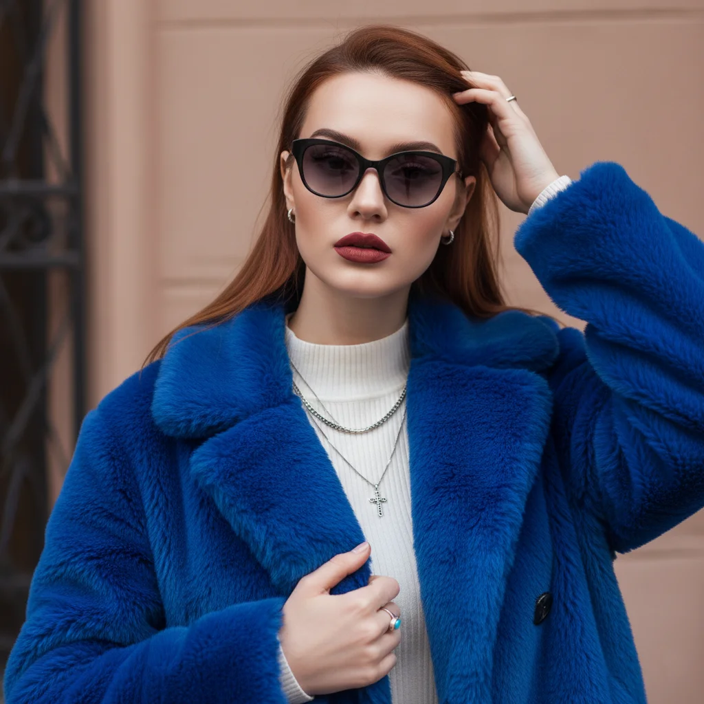 Damen Mode Cat-Eye Sonnenbrille HD Blendschutz Komfortable Nasenpolster Rutschfeste Bügel Leichter PC-Rahmen