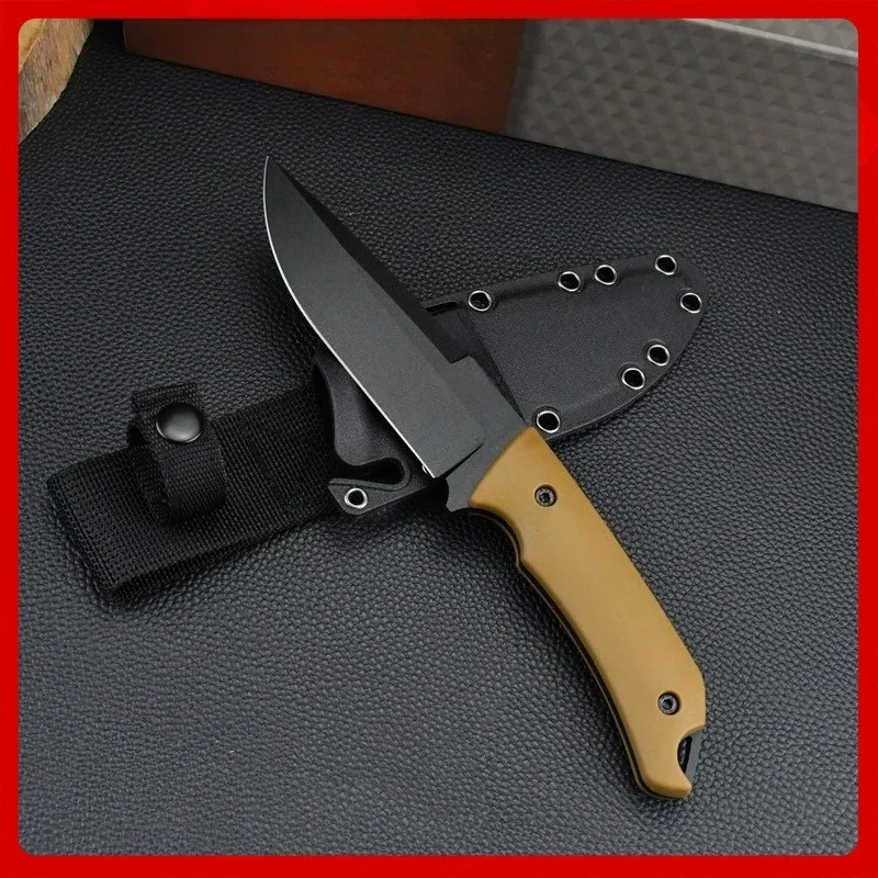 KB 7503 سكين شفرة مثبتة مع 9Cr13Mov شفرة ألياف النايلون مقبض التكتيكية الدفاع جيب EDC سكين تخييم صغير نزهة سكين
