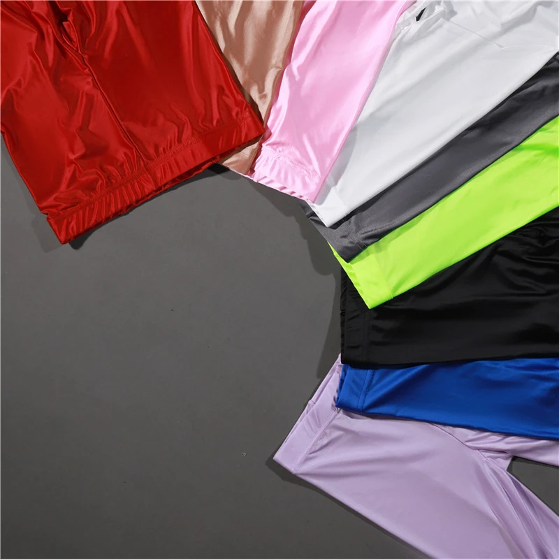 Sexy Women Pencil Pants Elastic Shiny Yoga Leggings Package Hip Oil Glossy Slim Shaping Maid Tights Dance Pantyhose