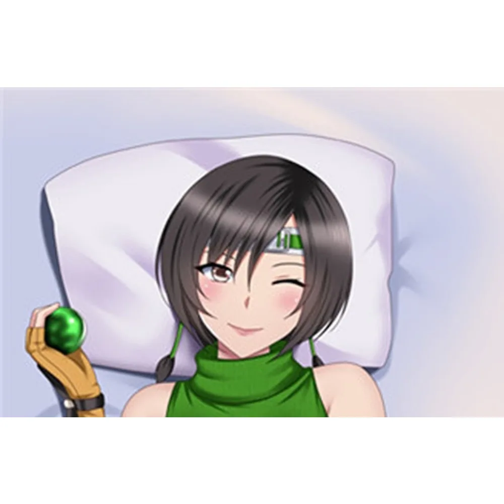 Double Side Printed Long Pillow Shell Tifa Lockhart Anime Character Body Pillow Cover