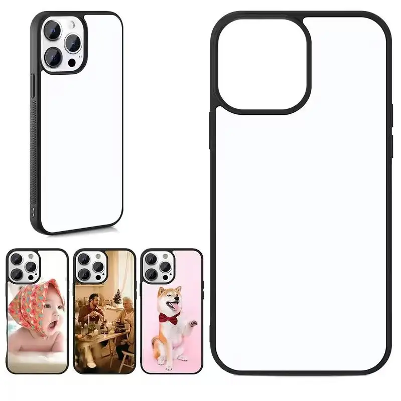 100 pcs Casing HP Sublimasi Kosong Grosir, Kompatibel dengan iPhone 17 Pro, Casing Karet Lembut 16 15 14 promax