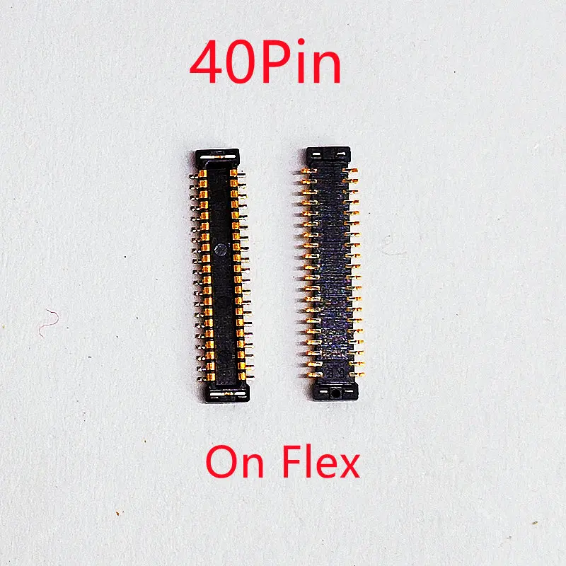 10Pcs LCD Display Screen Flex FPC Connector Jack 40Pin For Motorola Moto G7 Plus/G4/G7/G9 Play/G9 Power Plug On Board