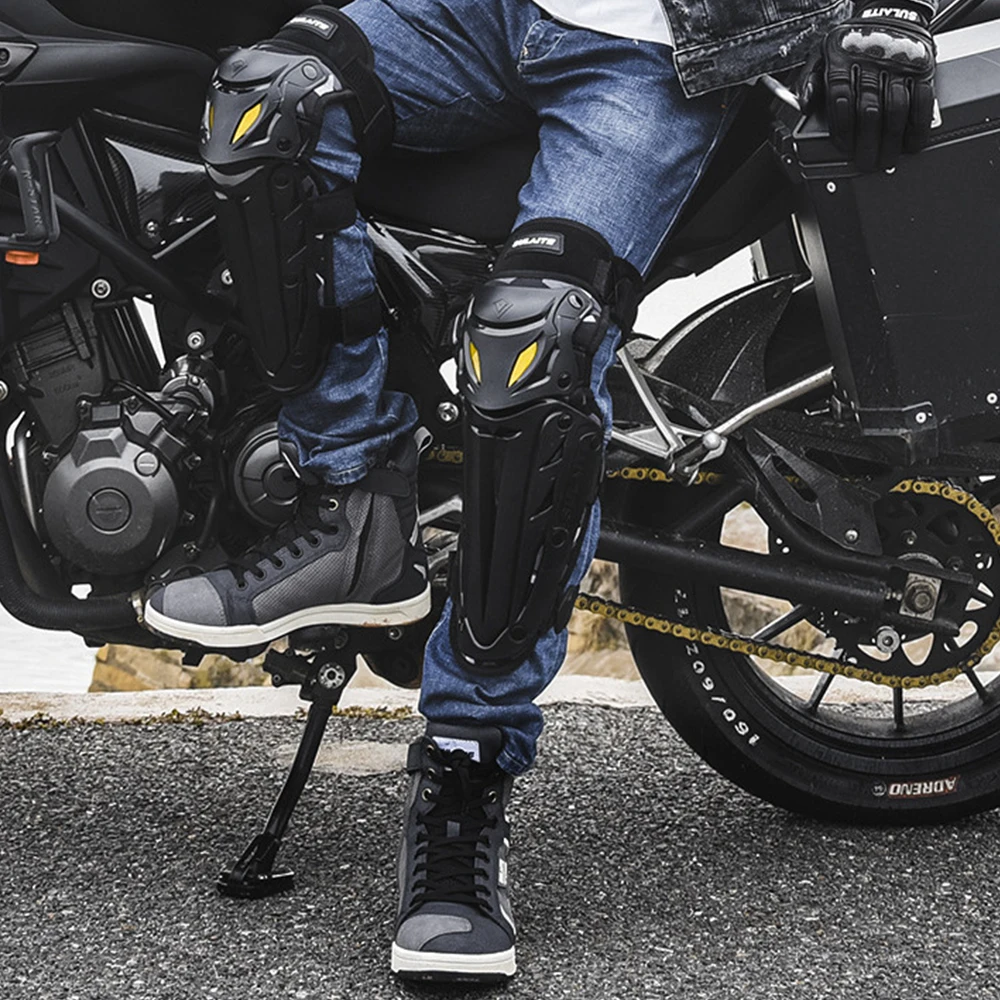 Beschermende Knie Elleboogbeschermers Voor Motorscooter Skateboard Fietsen Kniearm Brace Gear Motorfiets Kniebeschermers