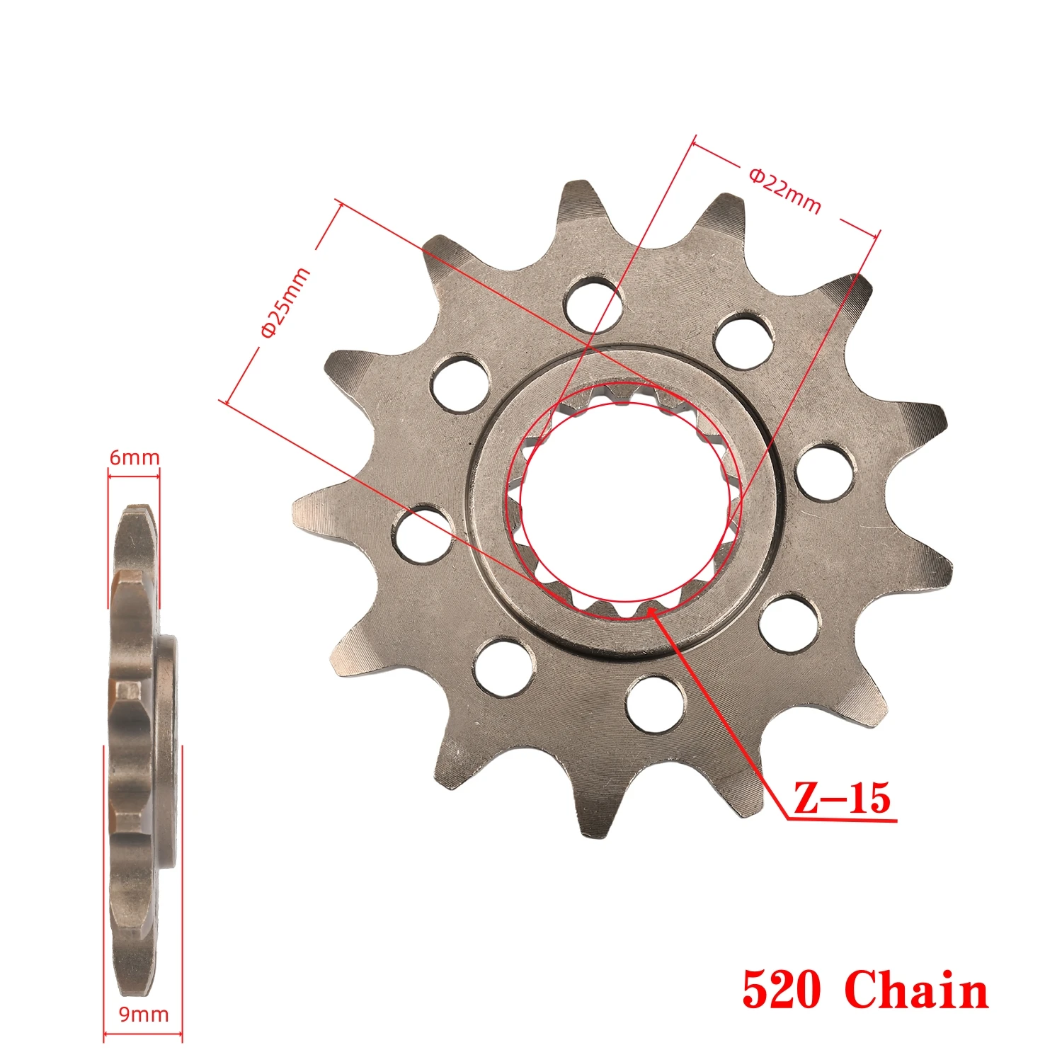 Moto Front Chain Sprocket Motorcycle Accessories 520 Chain Gear 13 Teeth For KTM SX SXF XC XCF XCW EXC MXC HUSQVARNA FC FE TC TE