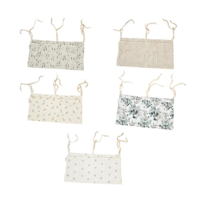 M76C حقيبة الحضانة الأساسية المعلقة سرير حقيبة التخزين سرير الرضع معلقة جيب حقيبة التخزين حقيبة محمولة لمستلزمات الطفل #1