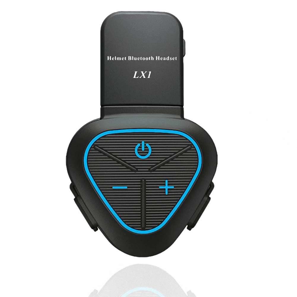 ABQR LX1 Motorcycle Summer Helmet Special Bluetooth Headset Portable Smart Noise Cancelling Takeaway Headset Blue