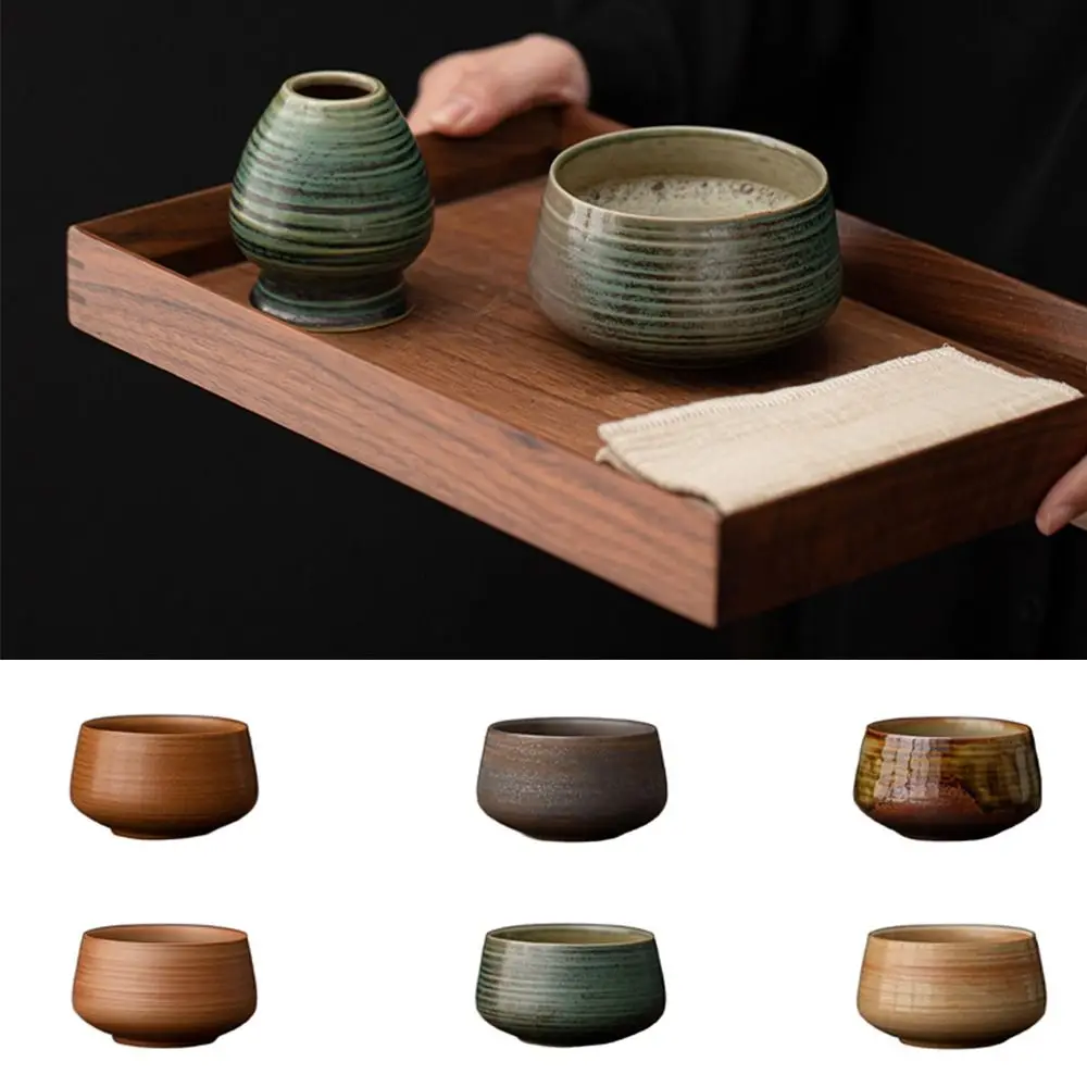 

Ceramic Matcha Bowl Smooth High Temperature Resistant Tea Ceremony Tool Large Capacity Green Tea Maker Cup