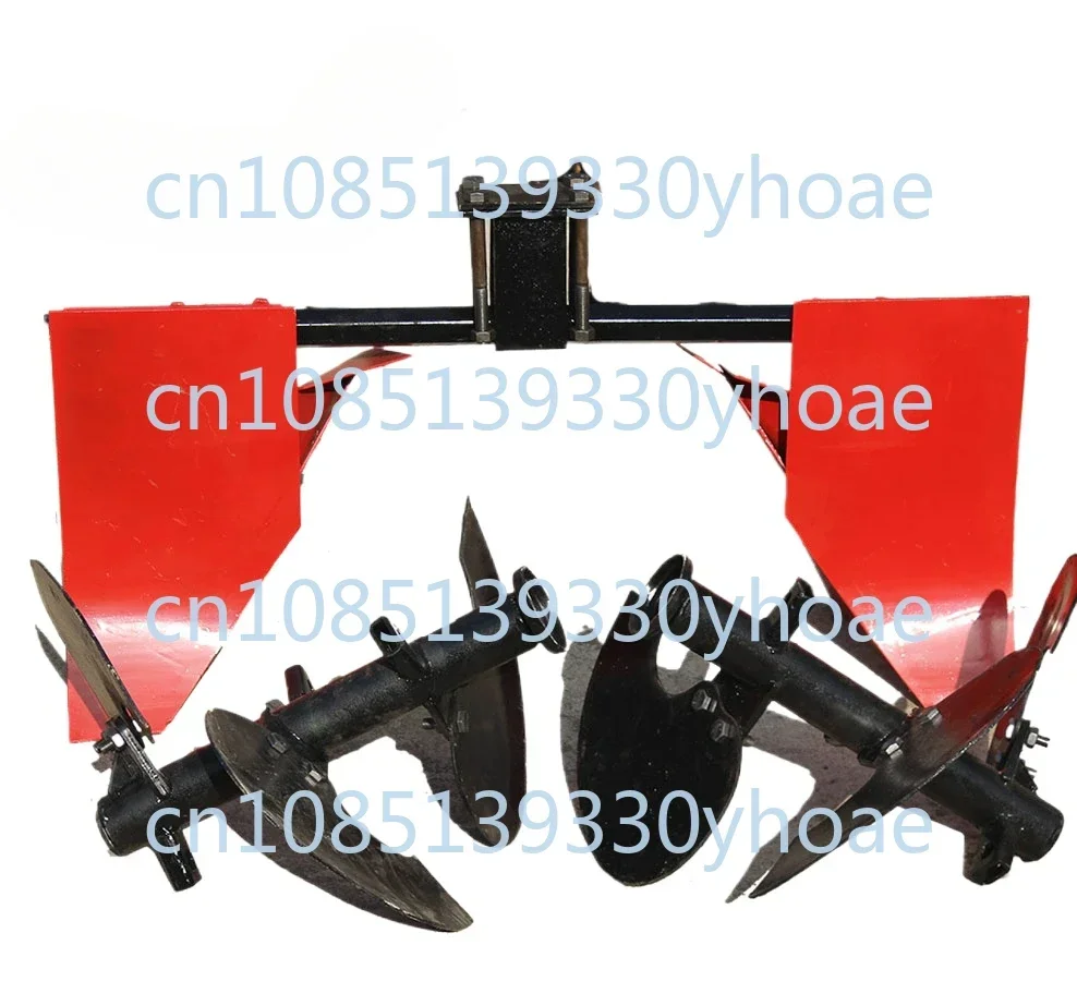 Hand tractor rotary tiller supporting agricultural machinery, ridge picker