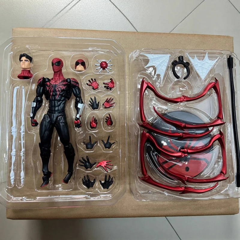 Figurka Akcji Ultimate Spider-Man Chapter Parker 16 cm, Ultimate Neighbor, Składana, Kolekcjonerska Ozdoba na Biurko, Lalka, Zabawka dla Chłopca