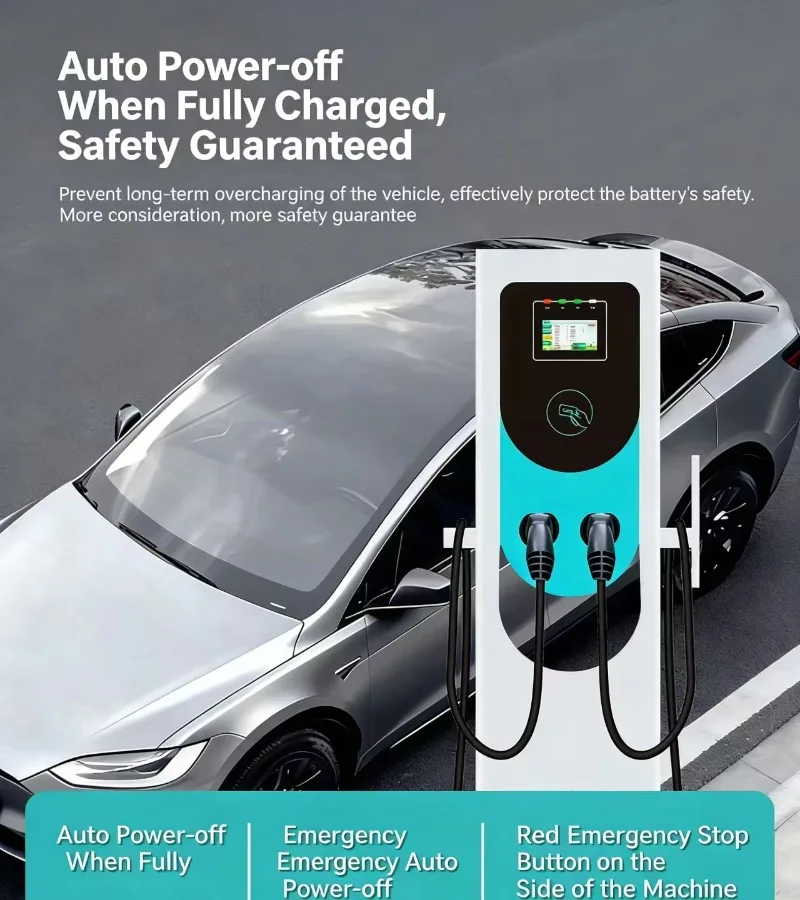 Carregador Inteligente de Veículos Elétricos de 120-160KW DC, Direto da Fábrica, para Estação de Carregamento Comercial e Estacionamento de Supermercados