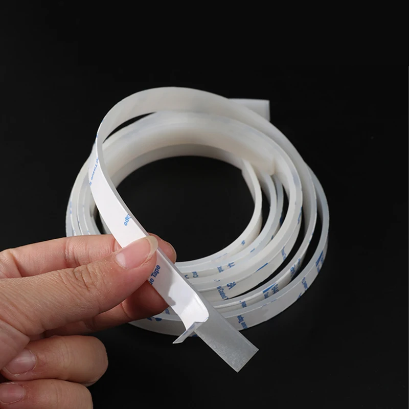 1M Self-adhesive Back Adhesive Silicone Strip Solid Waterproof High-temperature Resistant Anti-collision Buffer Gasket Strip