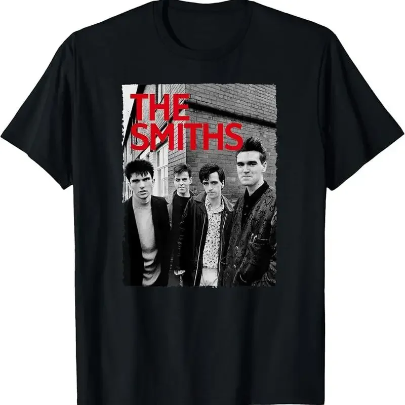 The Smiths Red Text Band Photo Shoot By Stephen Wright T Shirt