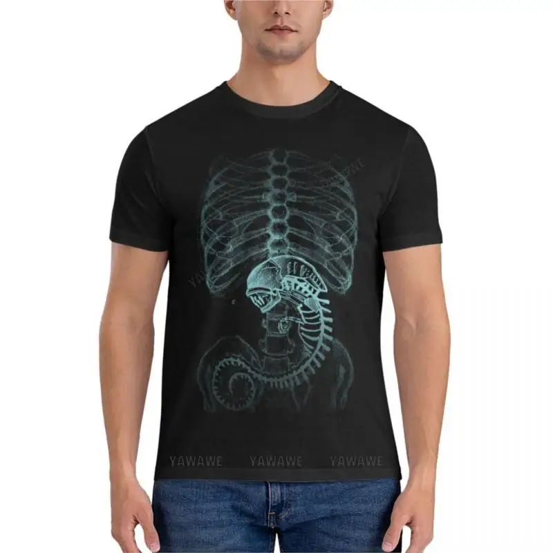 Alien Radiography, X-Ray Classic T-Shirt t shirts for men pack oversized t shirt men Short t-shirt mens tshirt 4XL 5XL