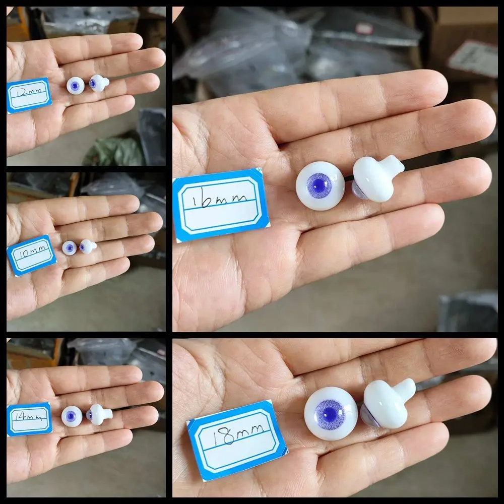 

Reborn Doll accessories Articulated 10MM 12 14 16 18mm 1/6 1/4 1/3 msd yosd sd bjd doll glass eyes eyeball for girls boys XTB135