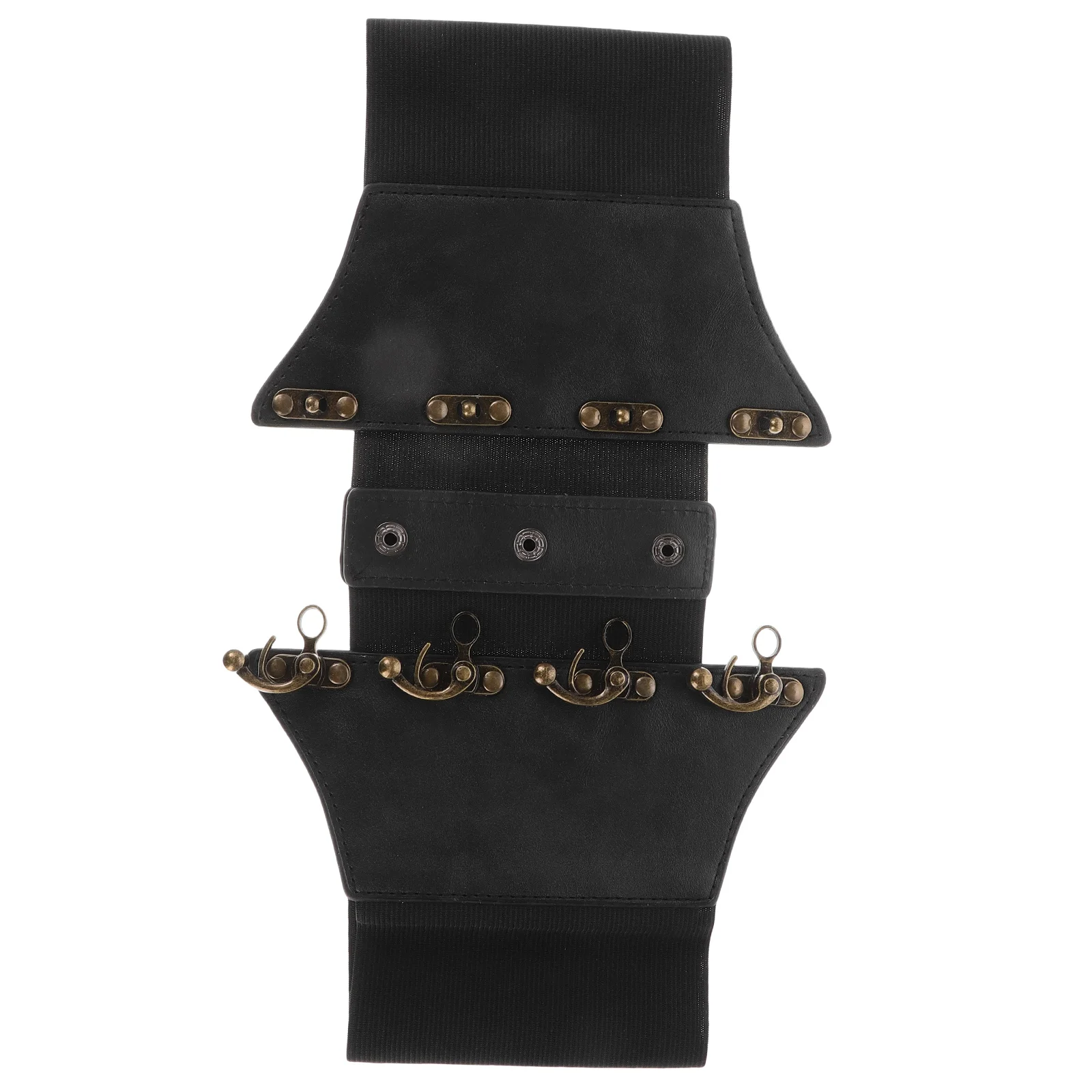 

Black Fashion Waist Belt Elastic Stretchy Wide Dress Belt Retro Vintage Waist Strap for Women Party Prom Women Belts for Dress