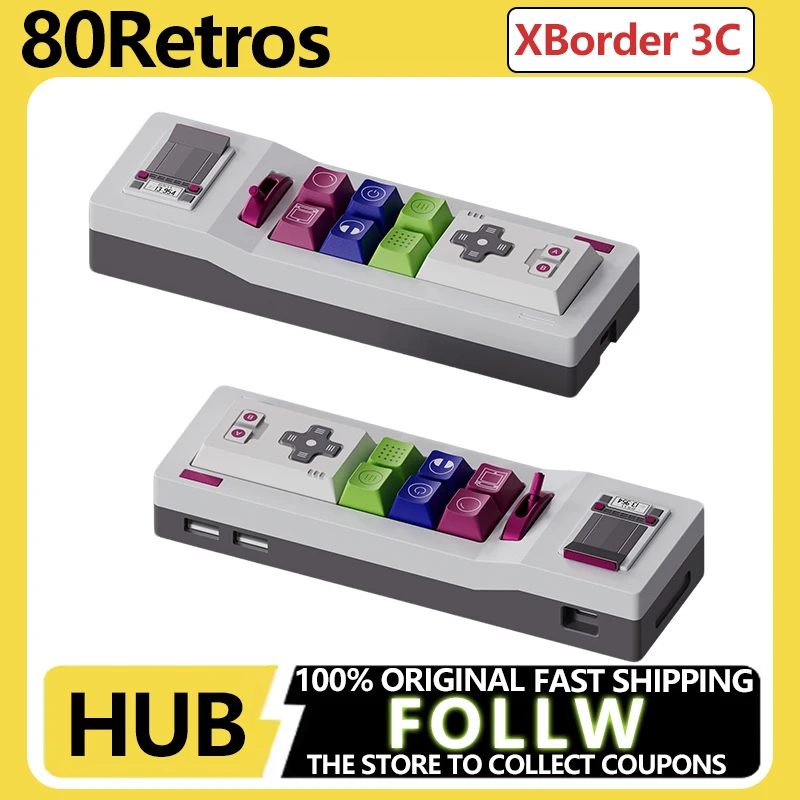 

Клавиатура 80Retros Autopad HUB, 12 клавиш, AE86, поддержка пар для рабочего стола, ремонт VIA с магнитным украшением, мини-клавиатура на заказ