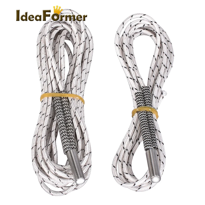 3D Printer Accessories 1m/2m Heater 12V/24V 50W Heating Tube 6*20mm for High Temperature Filament Hotend Kit Heating Pipe
