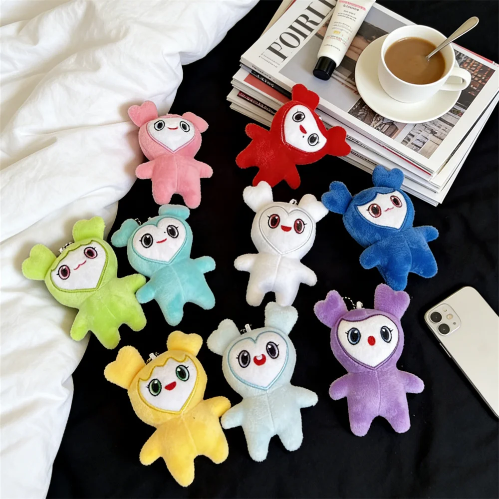 Плюшевая мини-кукла-брелок 10 см Idols LOVELY, плюшевая подвеска-брелок для сумки DAHYUN Pop-up Store, коллекция для фанатов NAYEON SANA MINA