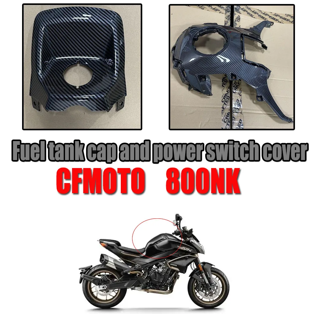 top cover fuel tank decorative cover fuel tank upper guard plate Carbon fiber pattern Electric hood Fit For CFMOTO 800NK CF800