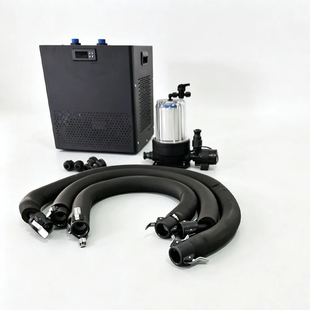Ice bucket water cooler 0.33 horsepower, water cooling system, maximum capacity 79 gallons