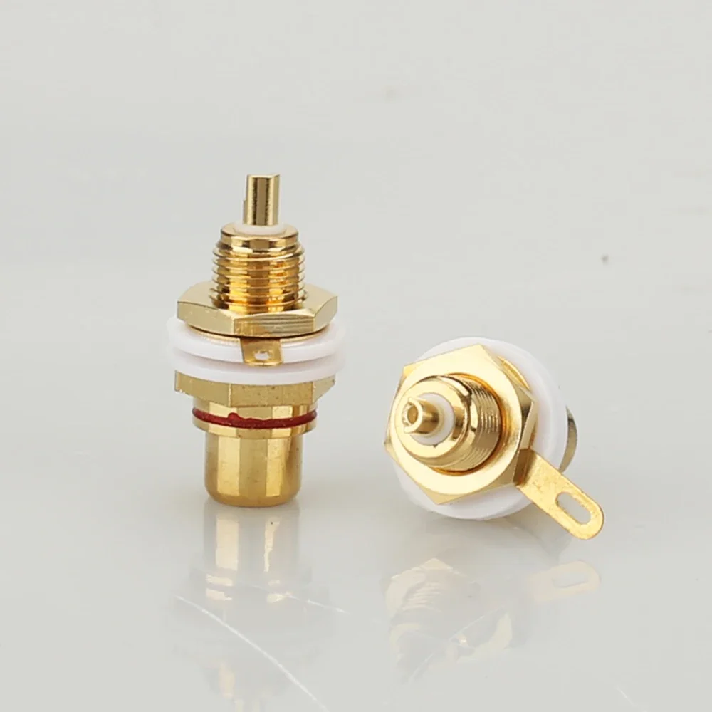 

10pcs golden plated RCA female jack, amplifier speaker audio connector terminal