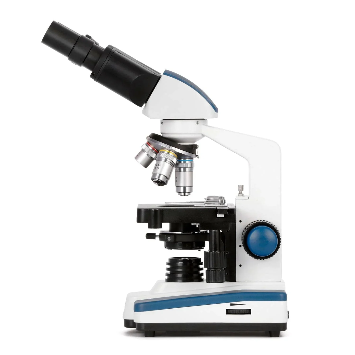Microscope composé binoculaire de laboratoire AmScope 40X-2500X LED avec scène 3D
