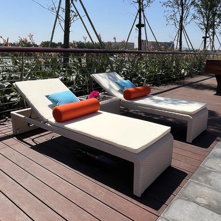 Waterproof Sun Protection Swimming Pool Beach Villa Courtyard Garden Terrace Parasol Rattan Chair