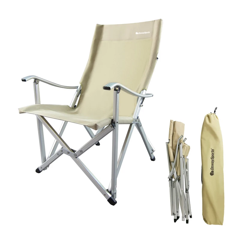 Japan Onwaysports Foldable Aluminum Camping Chair Lightweight Carrying Bag