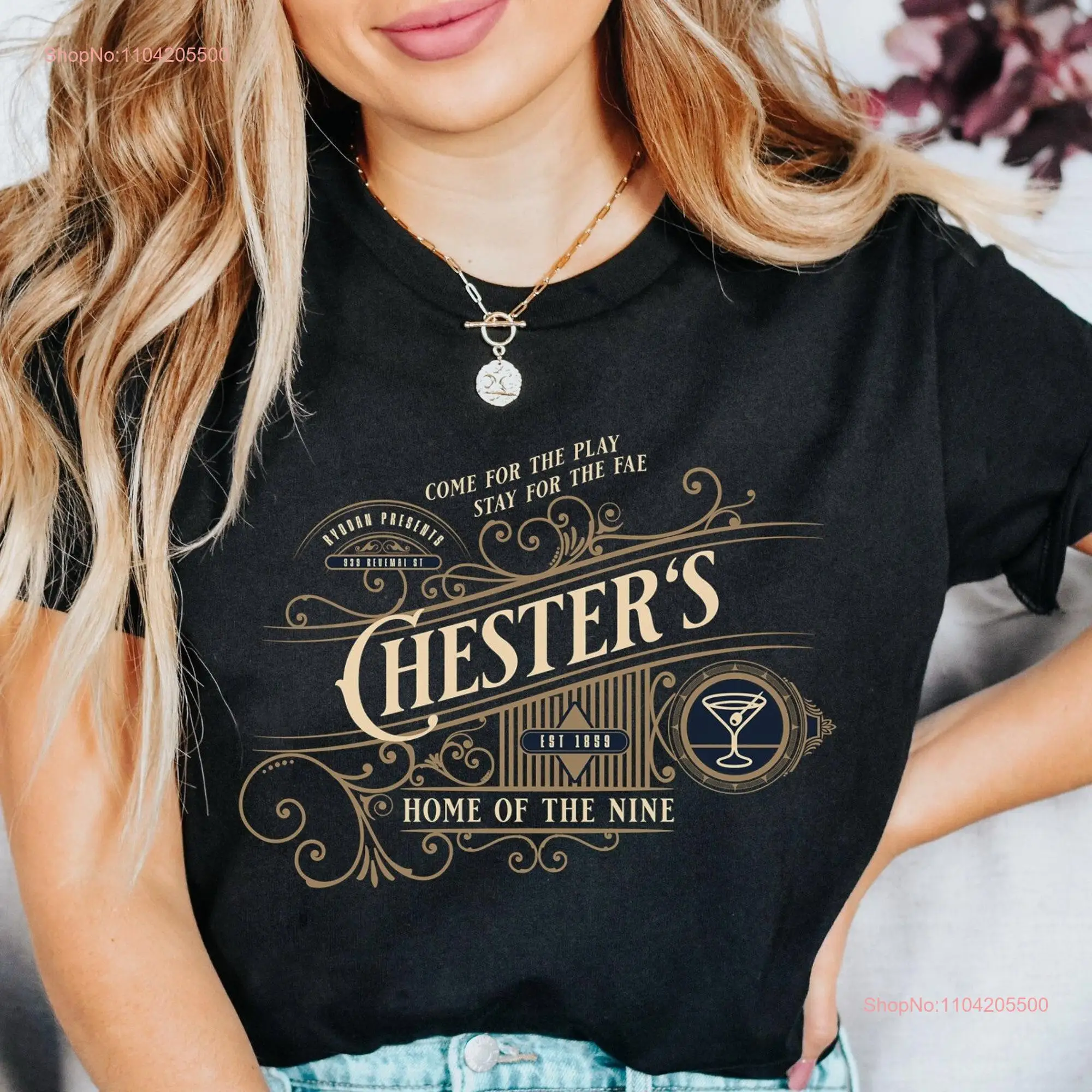 Chester's T Shirt Fever Ryodan Barrons The Nine Bookish Fandom Fantasy Fae Book long or short sleeves