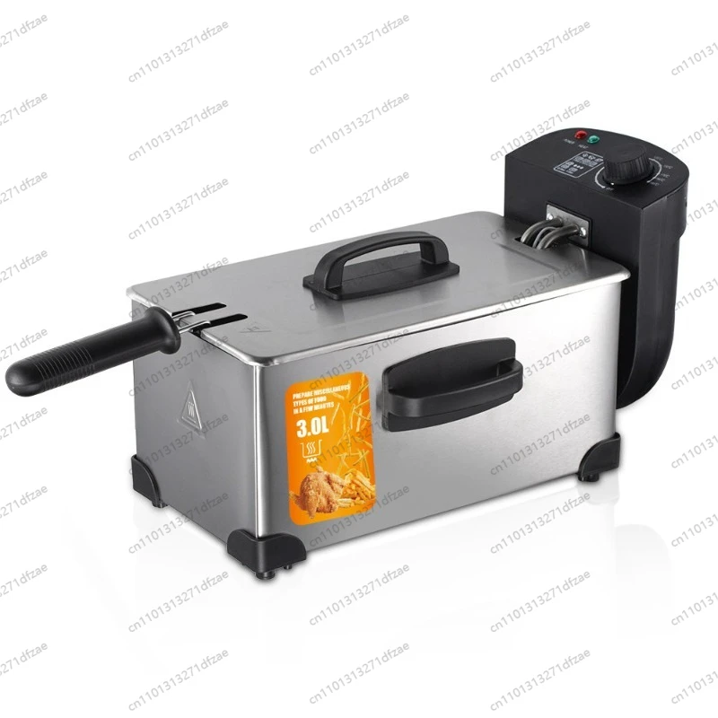 Household Small Electric Fryer Commercial Fritters and Fries Machine Stall Frying Skewers