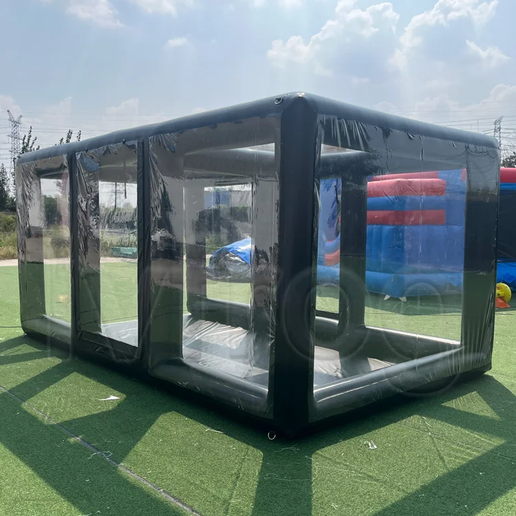 Cheap Airtight Inflatable Car Cover Transparent Shelter Garage Portable Inflatable Tent for Car