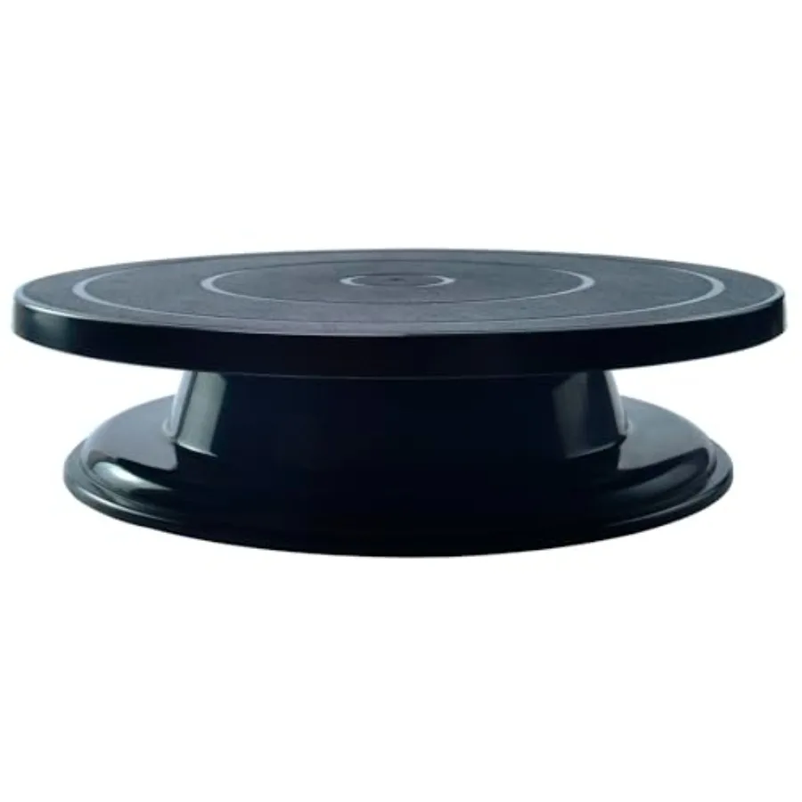 1 PCS Cake Turntable Black 11'' Rotate Cake Decorating Stand for DIY Cake Making