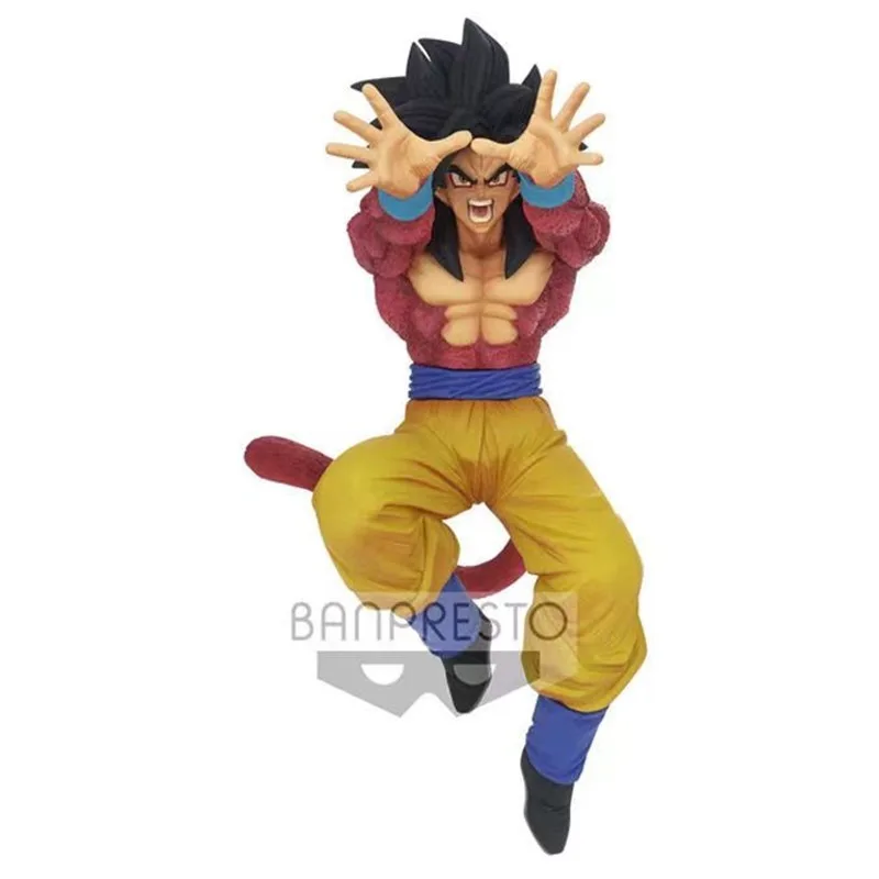 Bandai Original Banpresto Anime Dragon Ball Super FES vol.15 SSJ4 Goku Gogeta PVC  Action Figures Collection Model Toys