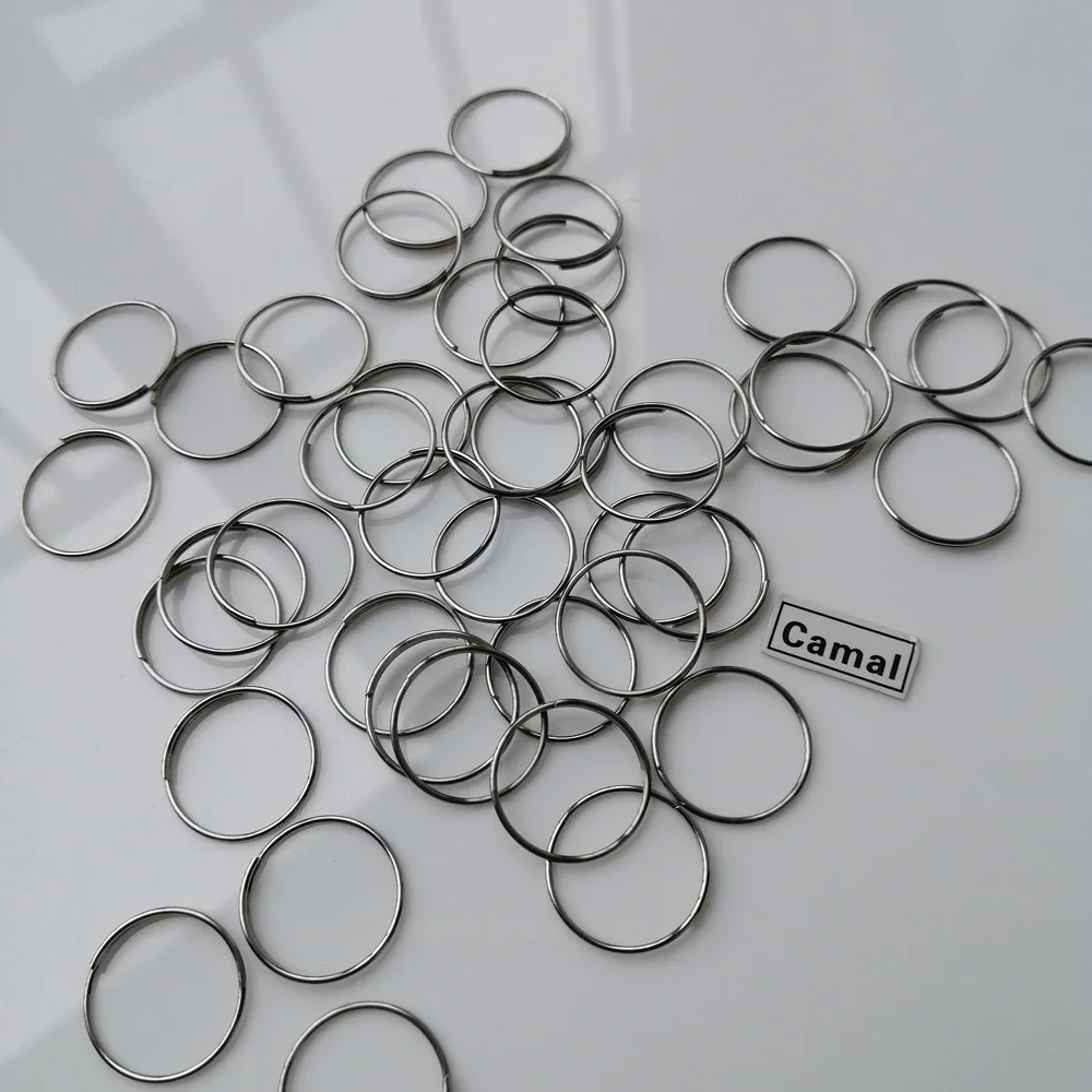 

Camal 100pcs Chrome 14mm/0.55inch Ring Connectors for Octagonal Beads Crystal Pendent Prisms Hanging Connecting Lamp Chandelier