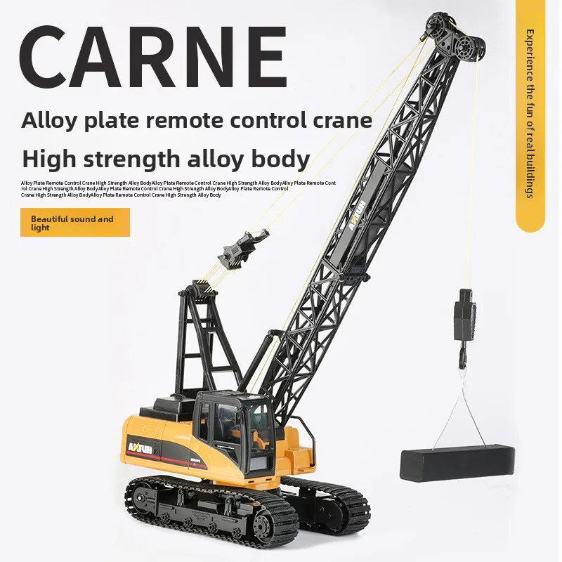 

Huina 572 1:14 RC Truck Crane 15 Channels Metal Alloy Tractor Engineering Car 2.4GHz Remote Controlled RC Crane Toys for Boys