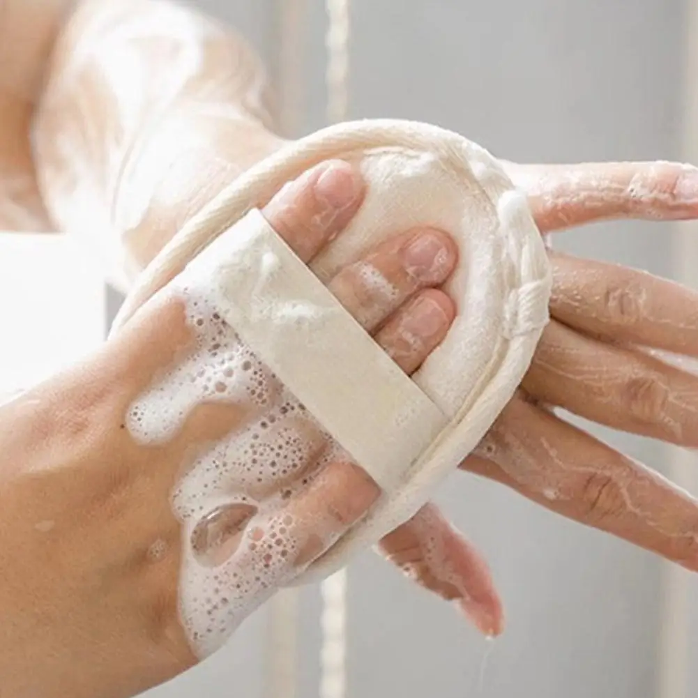 

1 шт., банное шариковое полотенце, люфа с застежкой на шнурке для мыла, мягкая отшелушивающая сетка, губка для душа, уход за кожей, инструмент для купания G5B1