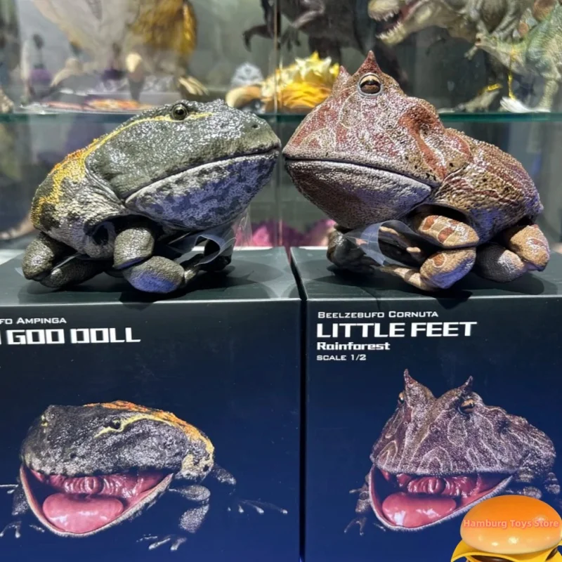 

Rebor 1：2 Beelzebufo Ampinga Devil'S Frog Demon Horn Frog Action Figure Decorations Vivid Anime Product Gift