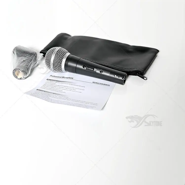 58S Professional Cardioid Dynamic Vocal Microphone with On/Off Switch for Live Performance Karaoke