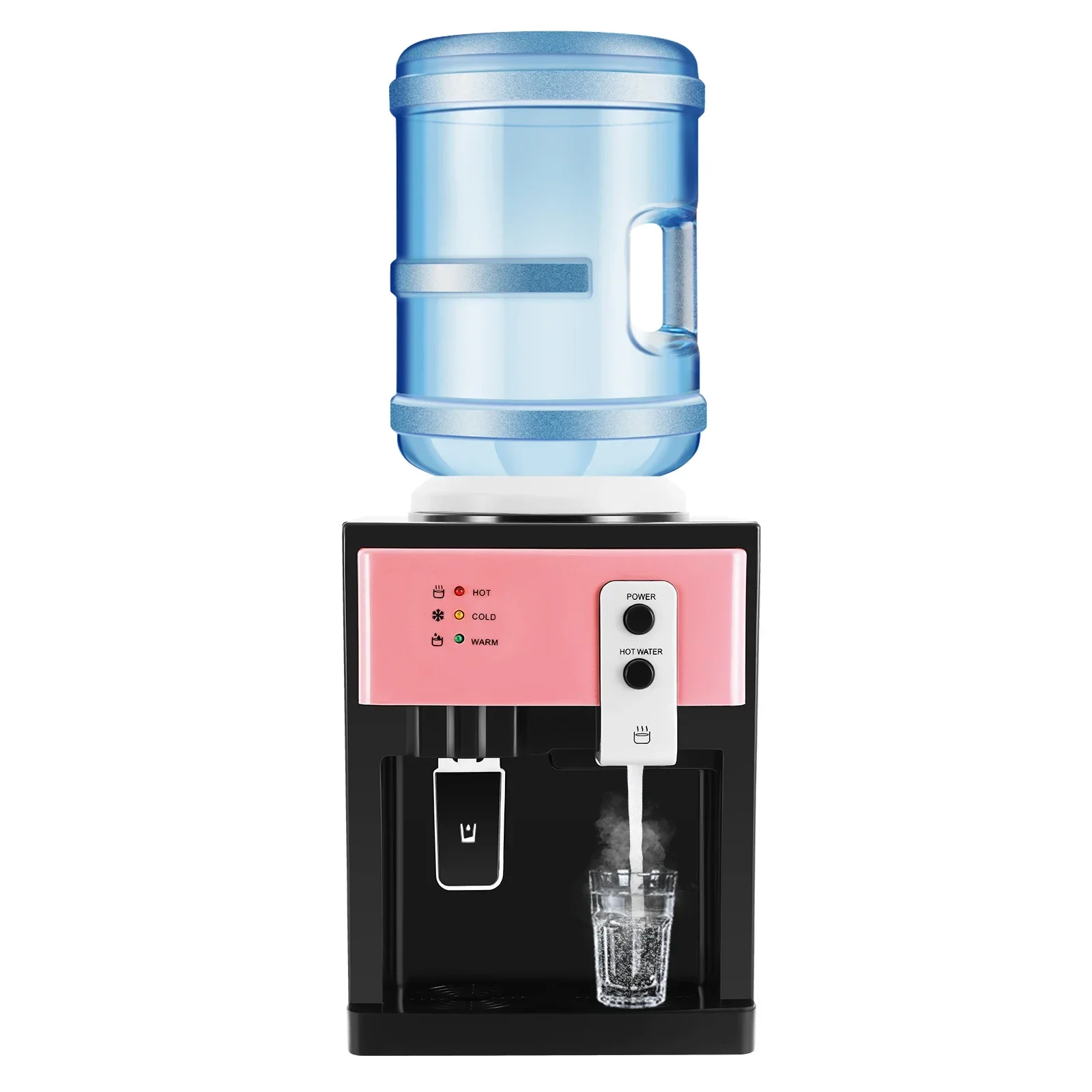 

5 Gallon Water Dispenser, Top Loading Hot Cold Water Dispenser for 5 Gallon Bottle, Practiacal Freestanding for Home,Office