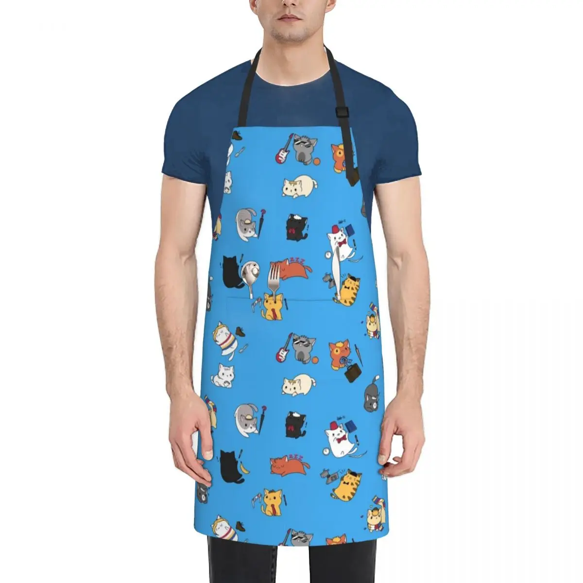 

Time Lord Kittens Apron Kitchens Men for home useful pieces Apron